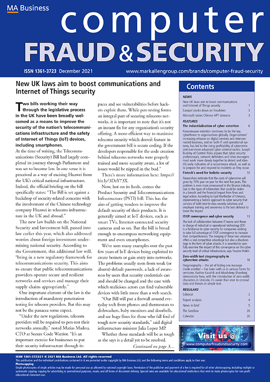 Computer Fraud and Security