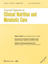 CURRENT OPINION IN CLINICAL NUTRITION AND METABOLIC CARE