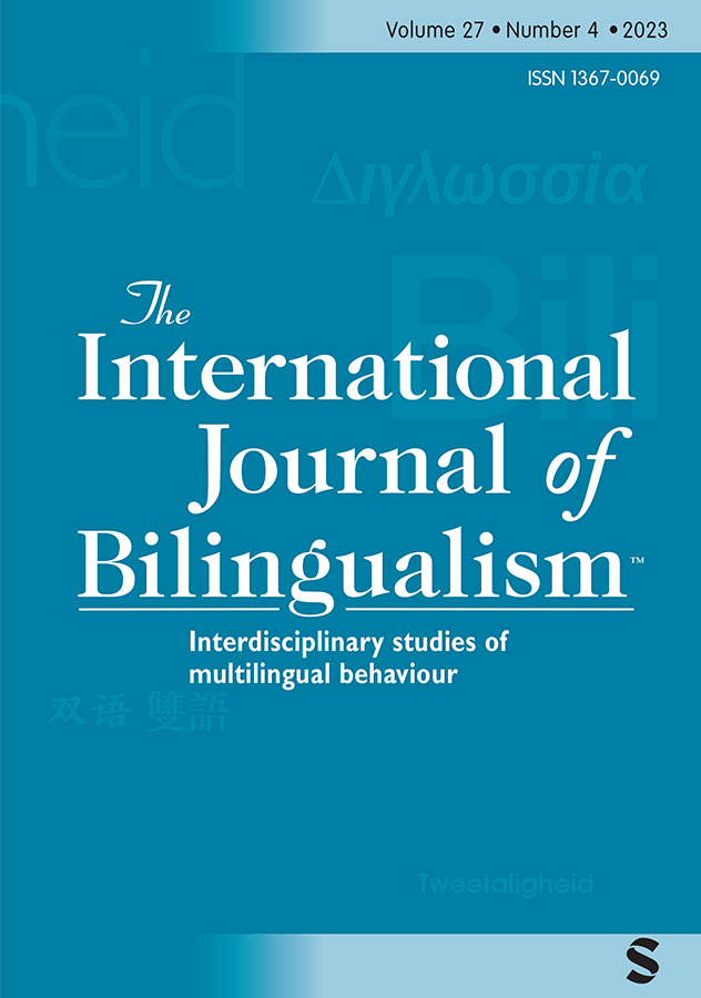 INTERNATIONAL JOURNAL OF BILINGUALISM