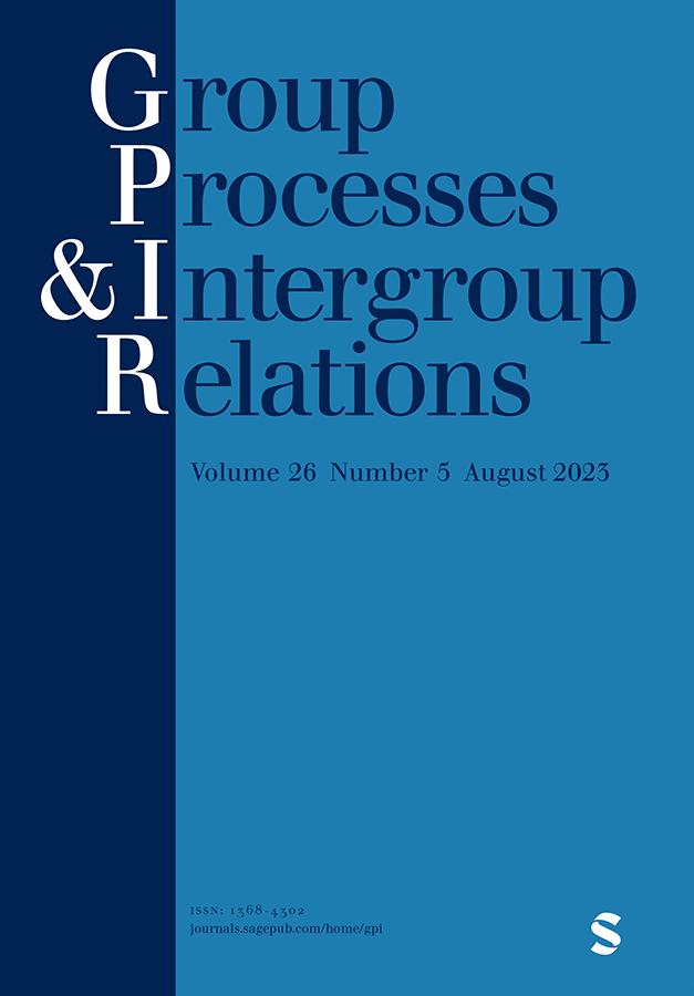 GROUP PROCESSES & INTERGROUP RELATIONS