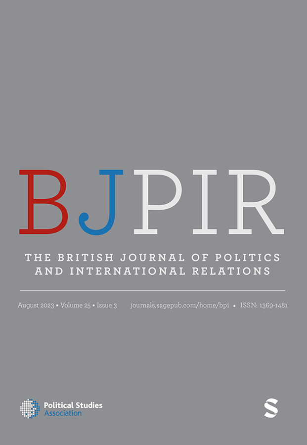 BRITISH JOURNAL OF POLITICS & INTERNATIONAL RELATIONS