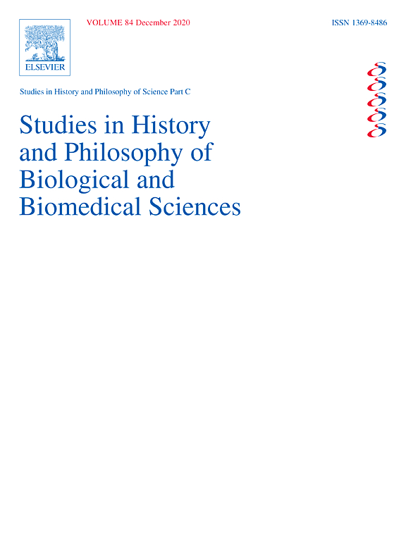 STUDIES IN HISTORY AND PHILOSOPHY OF SCIENCE PART C-STUDIES IN HISTORY AND PHILOSOPHY OF BIOLOGICAL AND BIOMEDICAL SCIENCES