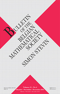 BULLETIN OF THE BELGIAN MATHEMATICAL SOCIETY-SIMON STEVIN