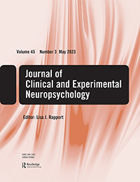 JOURNAL OF CLINICAL AND EXPERIMENTAL NEUROPSYCHOLOGY