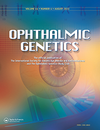 OPHTHALMIC GENETICS