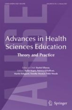 ADVANCES IN HEALTH SCIENCES EDUCATION
