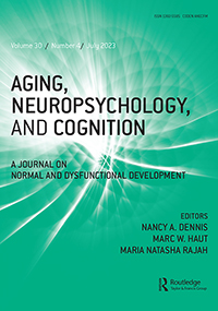 AGING NEUROPSYCHOLOGY AND COGNITION