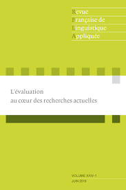 REVUE FRANCAISE DE LINGUISTIQUE APPLIQUEE
