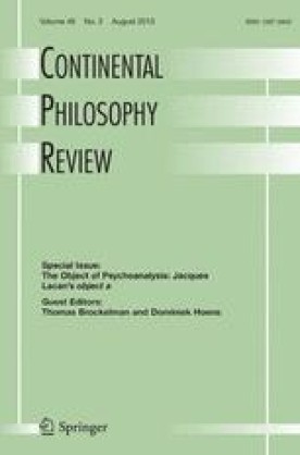 CONTINENTAL PHILOSOPHY REVIEW