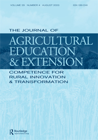 JOURNAL OF AGRICULTURAL EDUCATION & EXTENSION