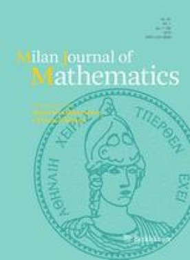 MILAN JOURNAL OF MATHEMATICS
