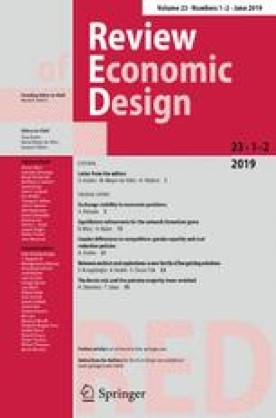 REVIEW OF ECONOMIC DESIGN
