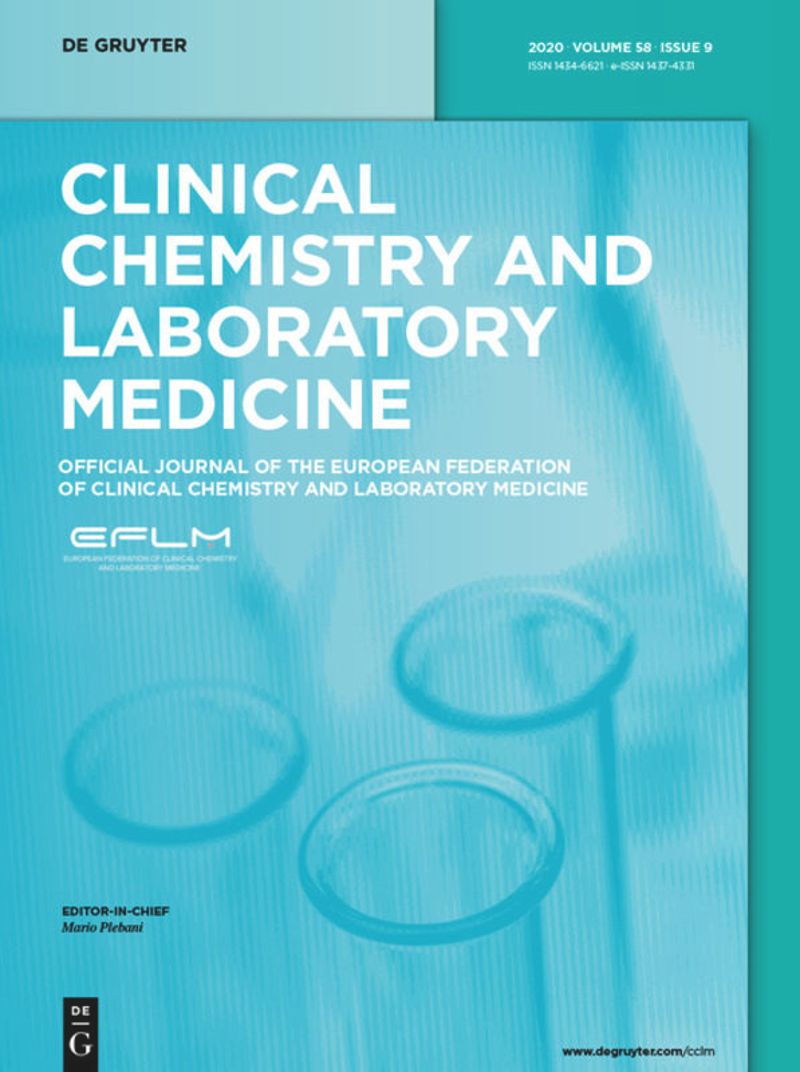CLINICAL CHEMISTRY AND LABORATORY MEDICINE