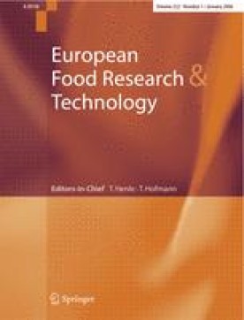 EUROPEAN FOOD RESEARCH AND TECHNOLOGY