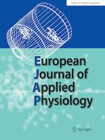 EUROPEAN JOURNAL OF APPLIED PHYSIOLOGY