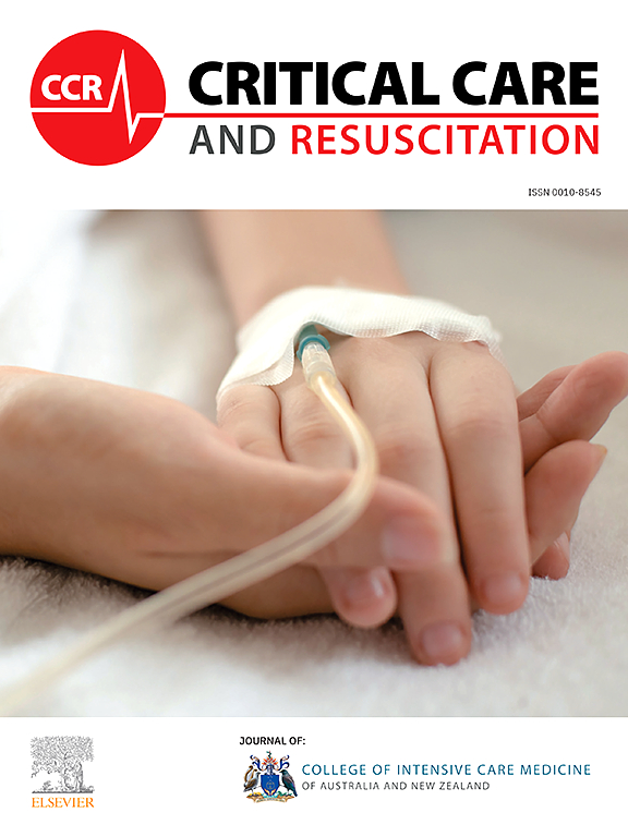 CRITICAL CARE AND RESUSCITATION