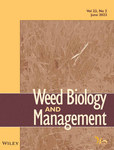 WEED BIOLOGY AND MANAGEMENT