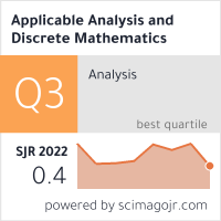 APPLICABLE ANALYSIS AND DISCRETE MATHEMATICS