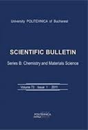 UPB Scientific Bulletin, Series B: Chemistry and Materials Science