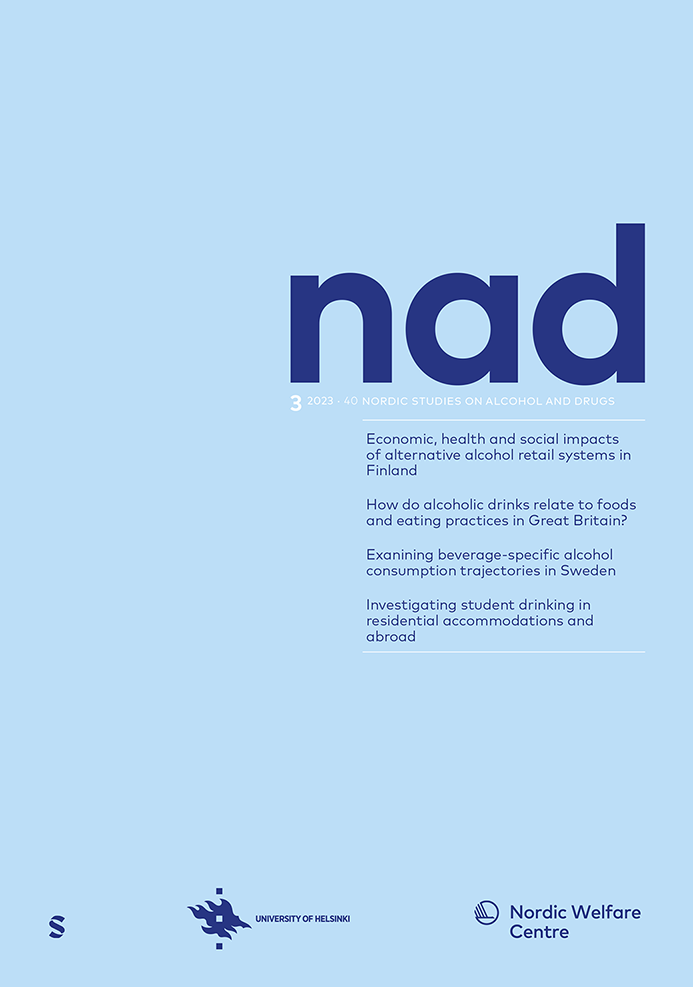 NORDIC STUDIES ON ALCOHOL AND DRUGS