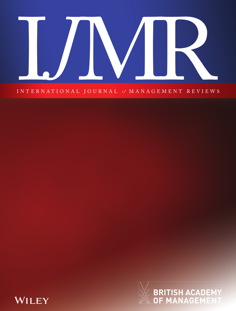 INTERNATIONAL JOURNAL OF MANAGEMENT REVIEWS