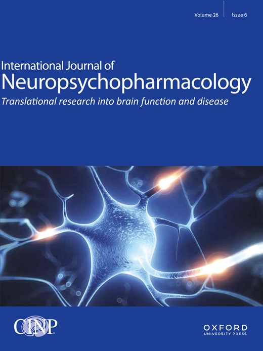INTERNATIONAL JOURNAL OF NEUROPSYCHOPHARMACOLOGY