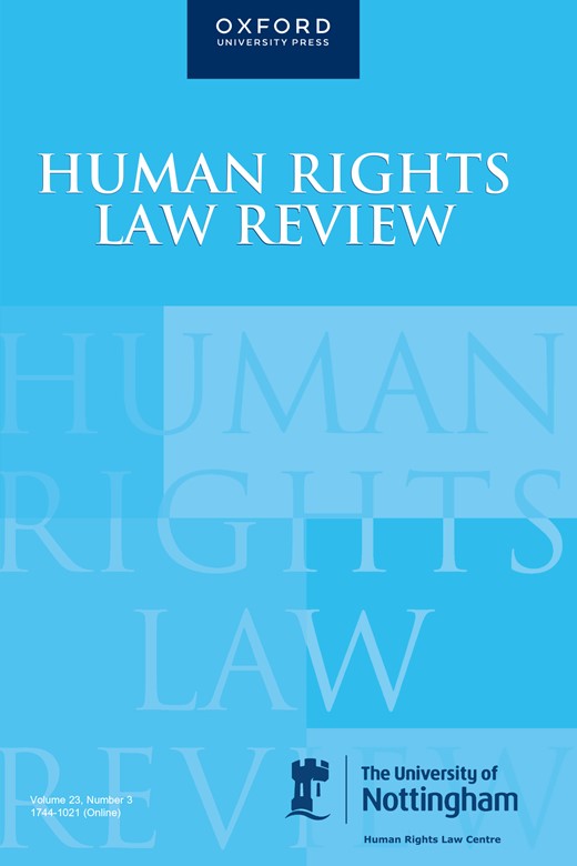 HUMAN RIGHTS LAW REVIEW