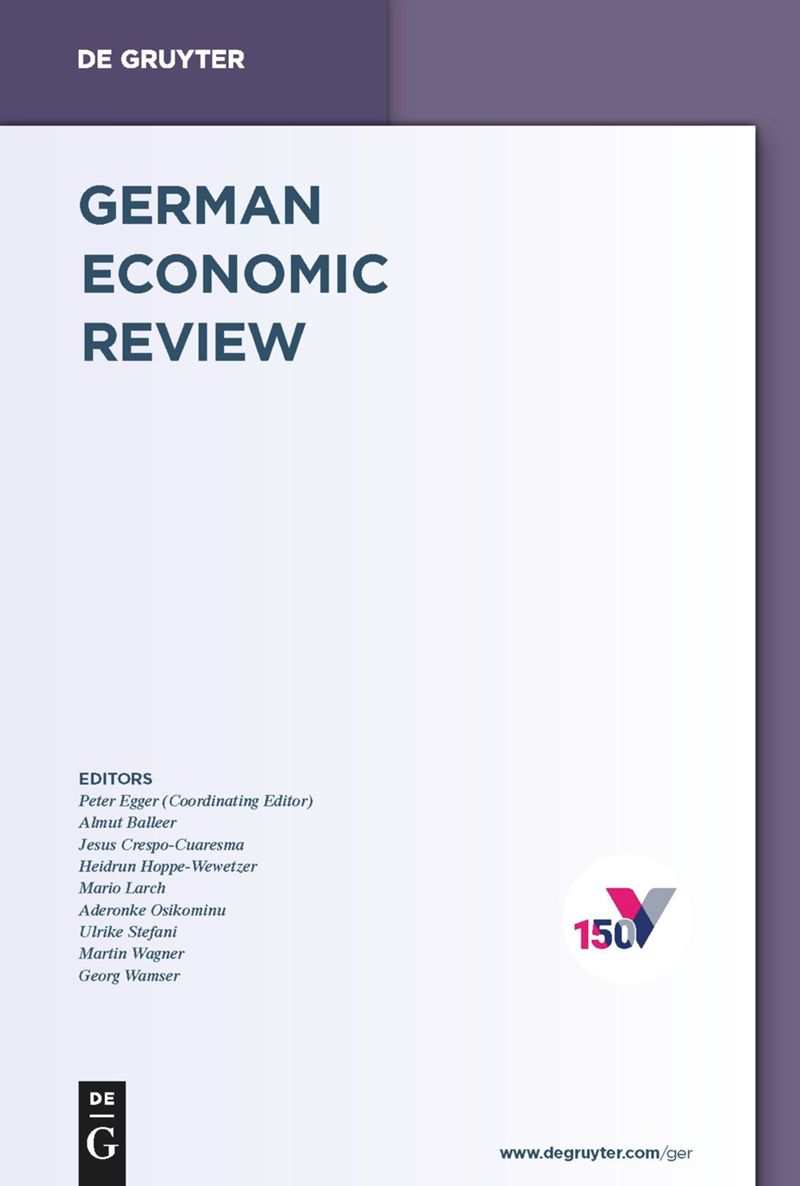 GERMAN ECONOMIC REVIEW