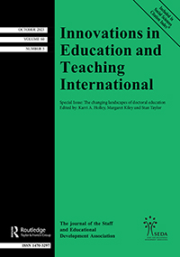 INNOVATIONS IN EDUCATION AND TEACHING INTERNATIONAL