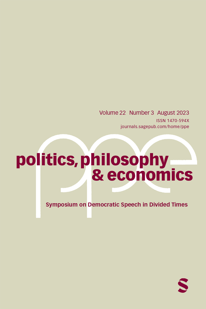 POLITICS PHILOSOPHY & ECONOMICS