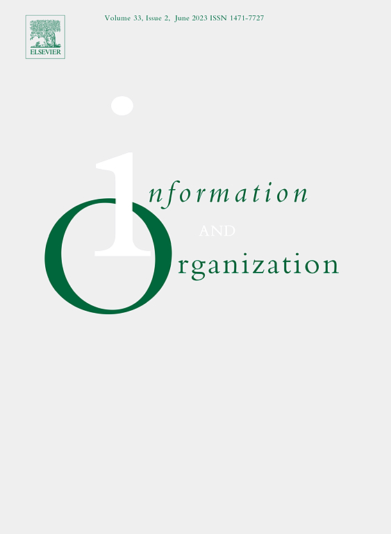 INFORMATION AND ORGANIZATION