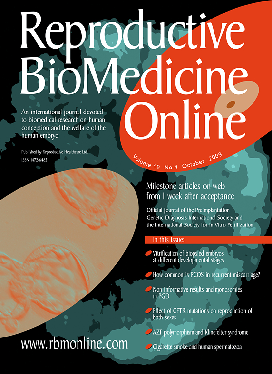REPRODUCTIVE BIOMEDICINE ONLINE