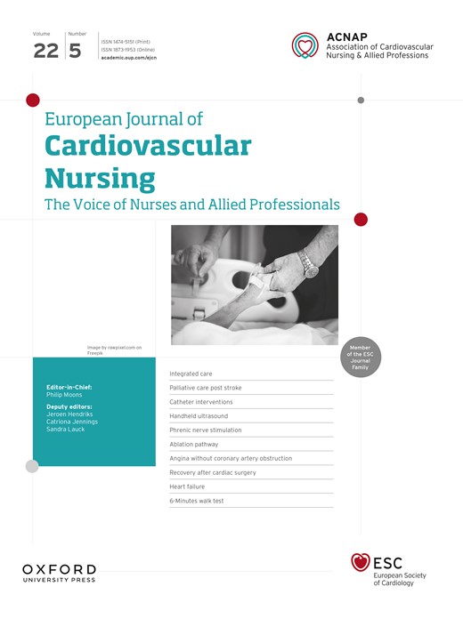 EUROPEAN JOURNAL OF CARDIOVASCULAR NURSING