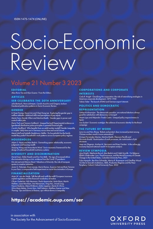 SOCIO-ECONOMIC REVIEW