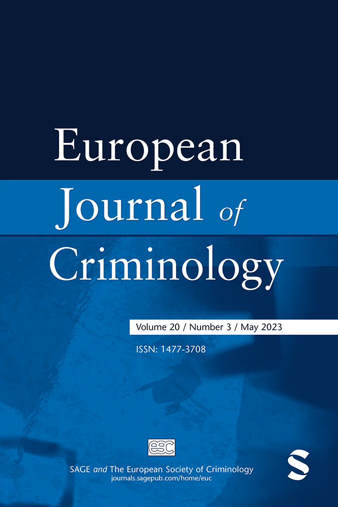 EUROPEAN JOURNAL OF CRIMINOLOGY