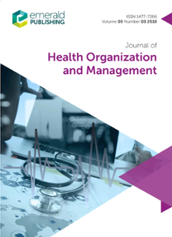 JOURNAL OF HEALTH ORGANIZATION AND MANAGEMENT
