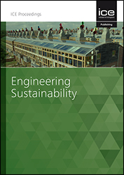 Proceedings of the Institution of Civil Engineers: Engineering Sustainability