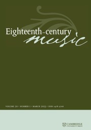 EIGHTEENTH-CENTURY MUSIC