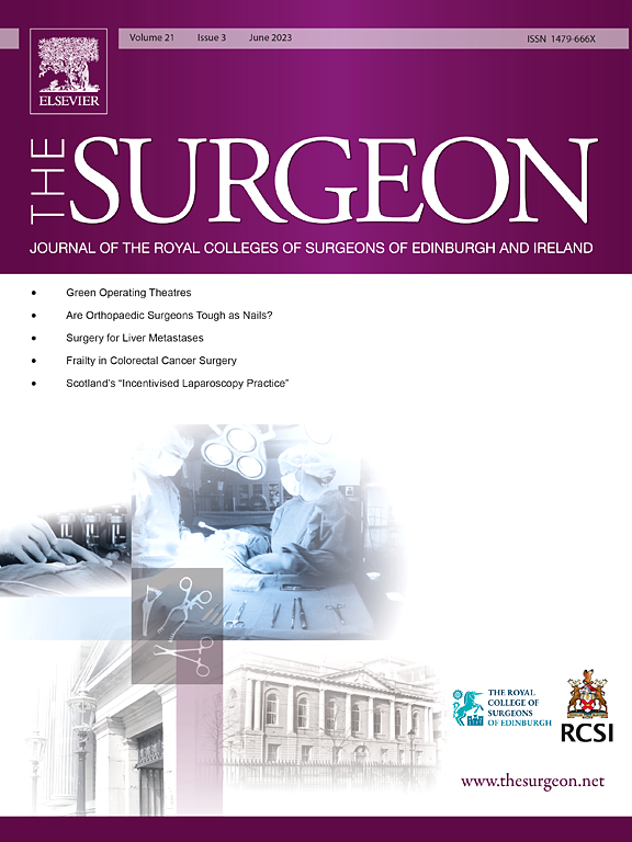 SURGEON-JOURNAL OF THE ROYAL COLLEGES OF SURGEONS OF EDINBURGH AND IRELAND