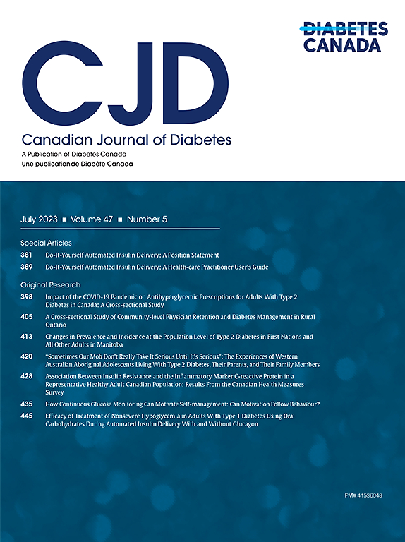 CANADIAN JOURNAL OF DIABETES