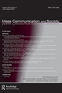 MASS COMMUNICATION AND SOCIETY