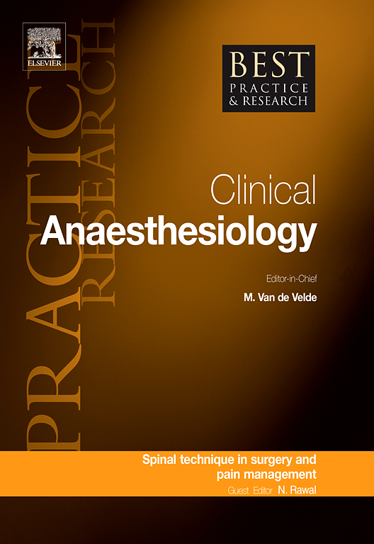 BEST PRACTICE & RESEARCH-CLINICAL ANAESTHESIOLOGY