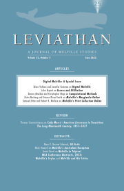LEVIATHAN-A JOURNAL OF MELVILLE STUDIES