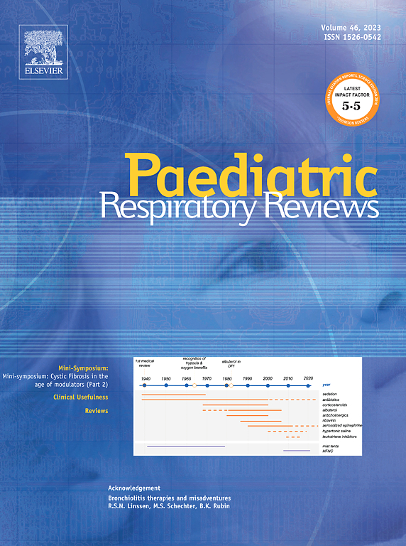 PAEDIATRIC RESPIRATORY REVIEWS