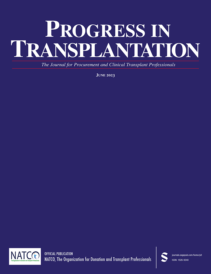 PROGRESS IN TRANSPLANTATION
