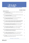 ANALYSES OF SOCIAL ISSUES AND PUBLIC POLICY