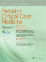 PEDIATRIC CRITICAL CARE MEDICINE