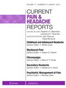 CURRENT PAIN AND HEADACHE REPORTS