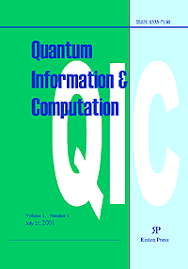 QUANTUM INFORMATION & COMPUTATION