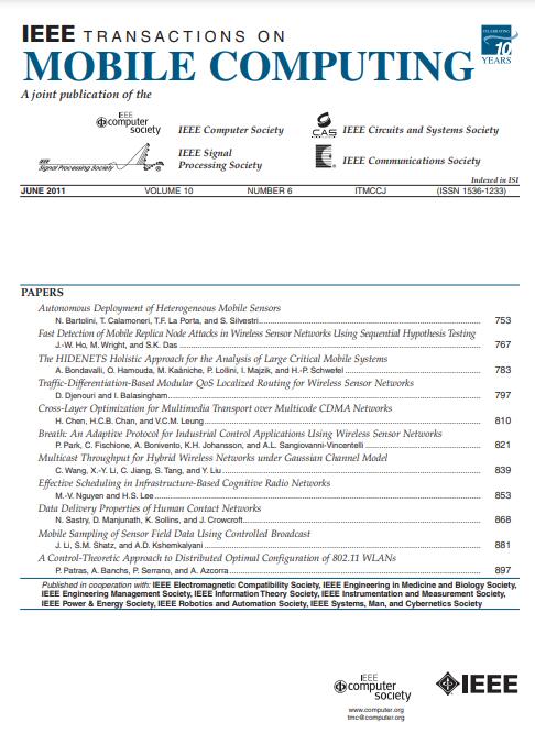 IEEE Transactions on Mobile Computing